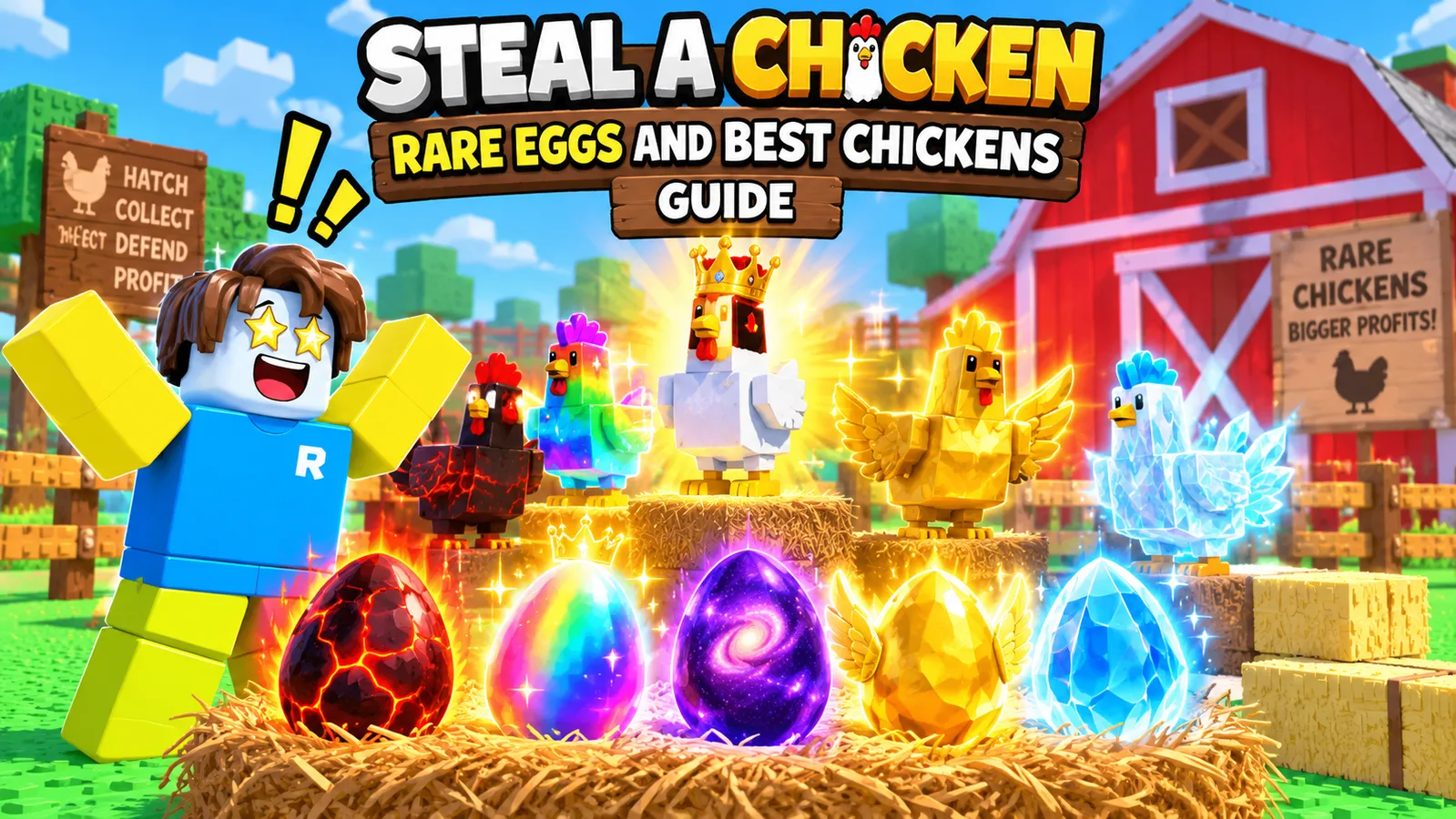 Steal a Chicken rare eggs guide art