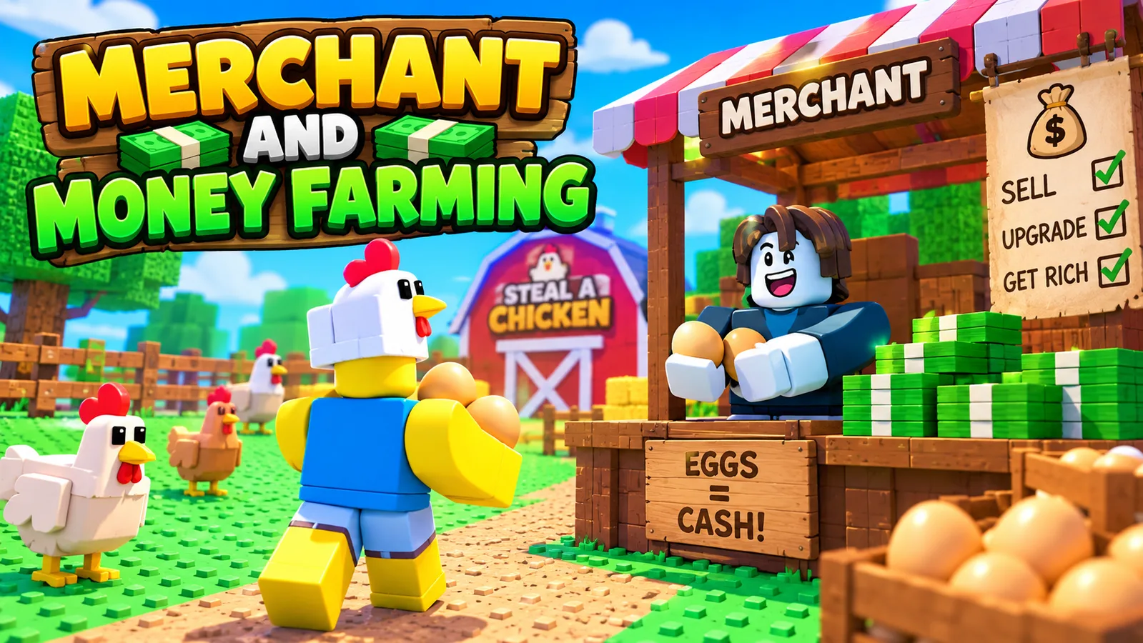 Steal a Chicken speed and treadmill art